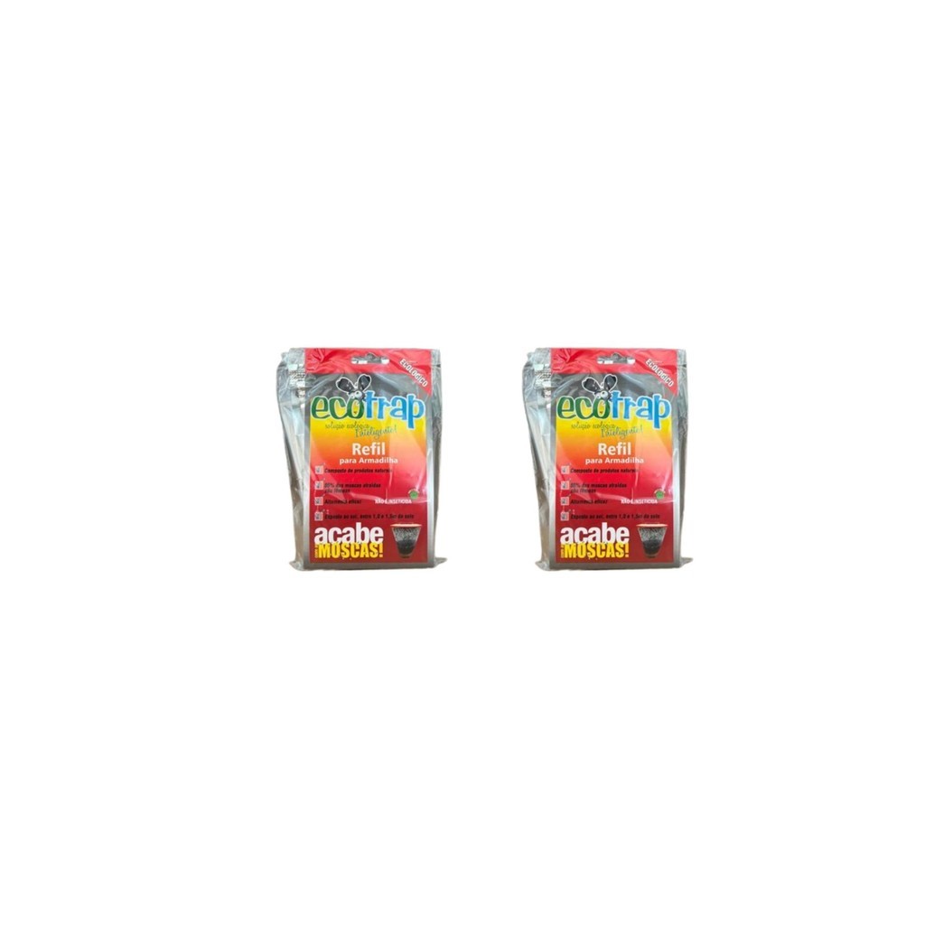 Kit 2 Refil Para Armadilha Ecotrap Isca Atrativo Mata Mosca Original ...