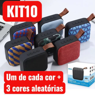 Mini Caixa de som Portátil Sem Fio Bluetooth Com Alça USB/SD