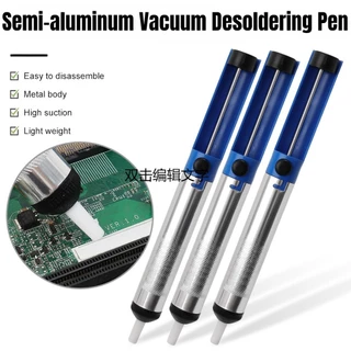 Removedor De Solda De Rebote Automático Semi-Alumínio Vácuo Desoldering Bocal De Sucção Mão Antiderrapante Ferramenta De