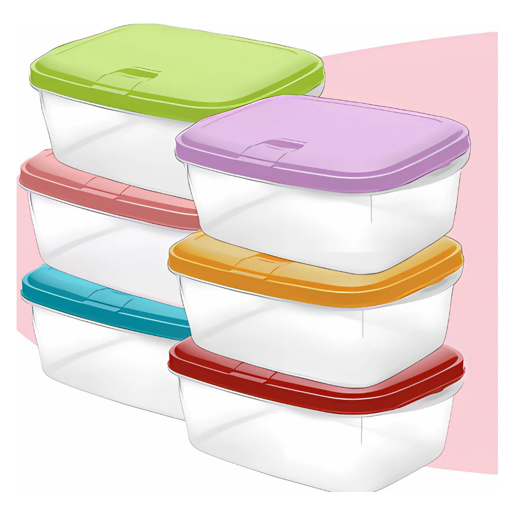 Pote Vasilha Marmita Fitness Microondas Freezer 300ml Presídio Marmitex Fitness