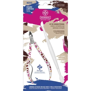 Alicate para Cutícula + Espátula Mundial em Oferta na Shopee