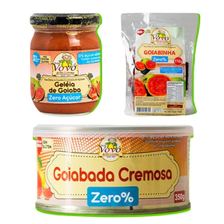 MIX GOIABA ZERO GELEIA GOIABINHA E GOIABADA 