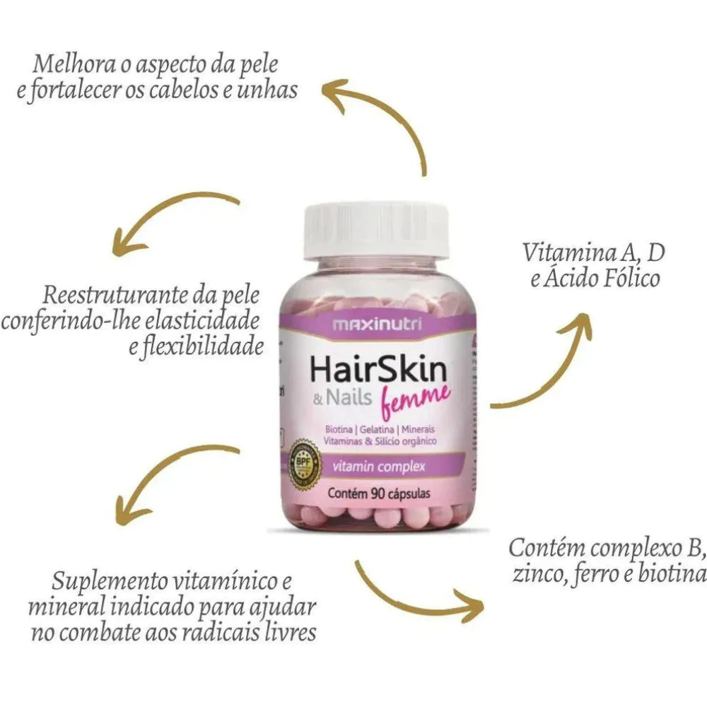 Benefícios do HairSkin & Nails Femme