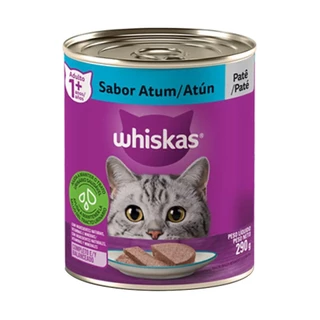 Ração para Gatos Whiskas Premium Atum Lata 290g em Oferta na Shopee