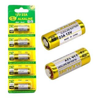 5 Pilhas Baterias 12v A23 Controle Portão Alarme