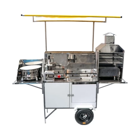 Carrinho 5 em 1 Pastel Lanche Churrasco Hot Dog Batata Cefaz