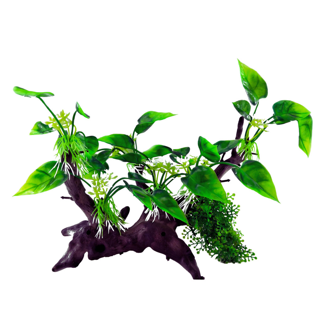 Aquabiz Planta Plastica c/Tronco Anubias 18cm K2052