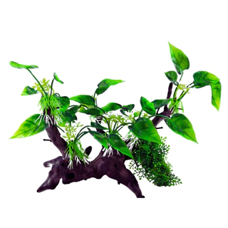 Aquabiz Planta Plastica c/Tronco Anubias 18cm K2052