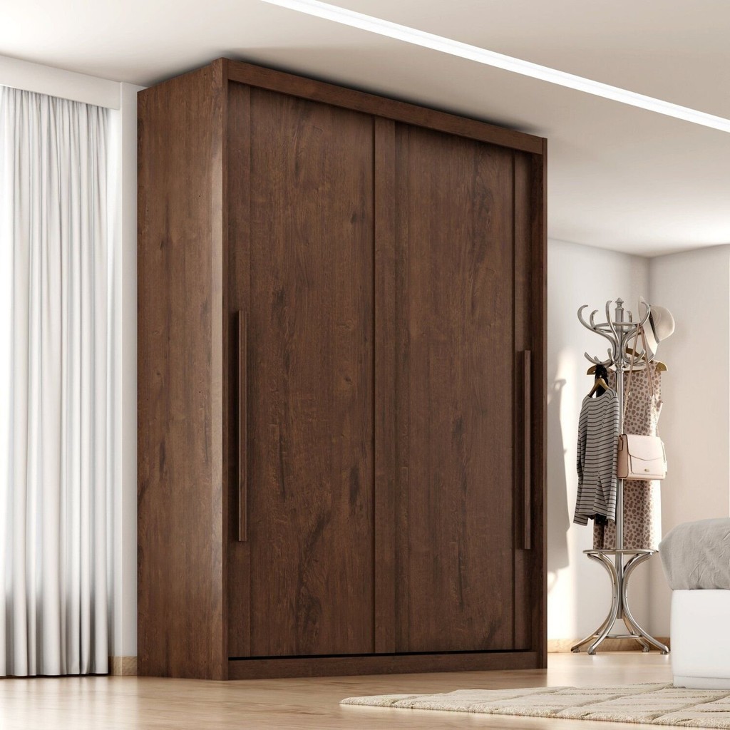 Guarda-roupa Mdf 2 Portas 3 Gavetas Splendido | Shopee Brasil