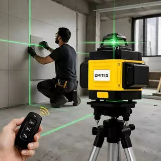 Nível Laser Recarregável 12/16 Linhas Verde Profissional 3d Autonivelante Com Controle 360 4d