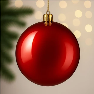 Bola Natal Grande 15cm Enfeite Para Árvore De Luxo Kit 12 Un