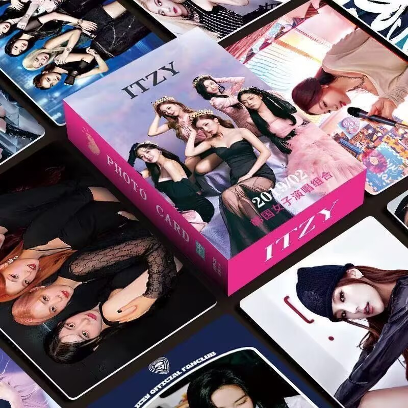 55pcs/box ITZY CHECKMATE Album CHESHIRE Photocards Yeji Yuna