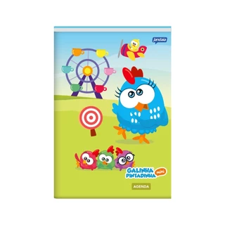 Agenda Permanente Escolar Infantil Galinha Pintadinha 192pag em Oferta na Shopee