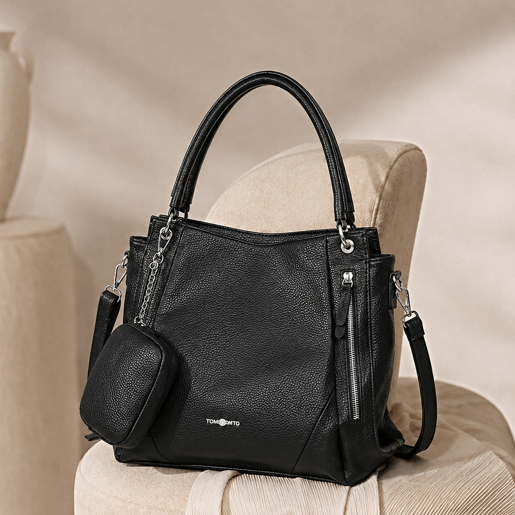 TOMI MITO Bolsa Mochila Feminina Grande De Ombro Com Alça