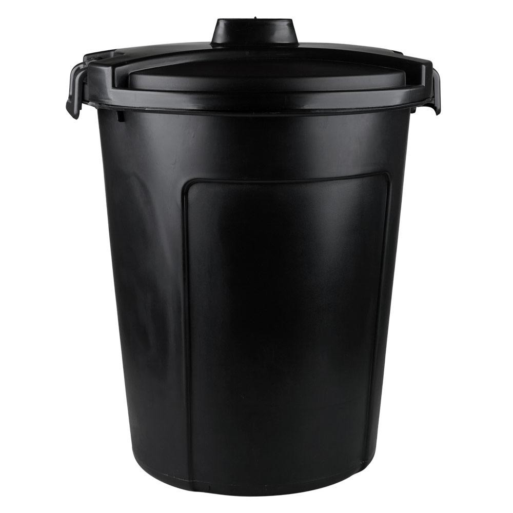 Cesto Multiuso Roupeiro com Tampa 60L 3UD Plastic 230 Preto | Shopee Brasil