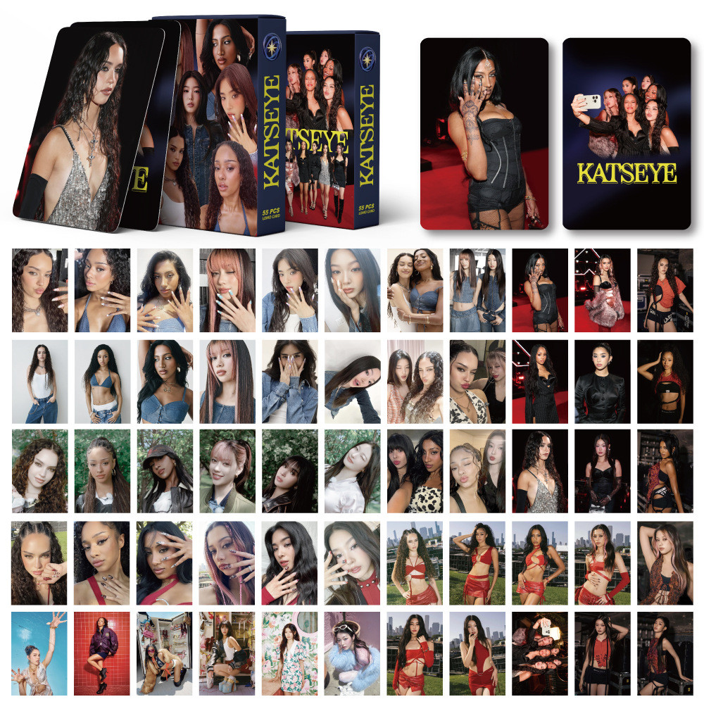 30-124pcs KATSEYE BEAUTIFUL CHAOS Álbum Lomo Cards Soft Is Strong