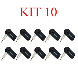 Kit 10 Adaptador Bluetooth P2 Music Call Speaker Carro 3.5mm Sem Fio marisa em Oferta na Shopee