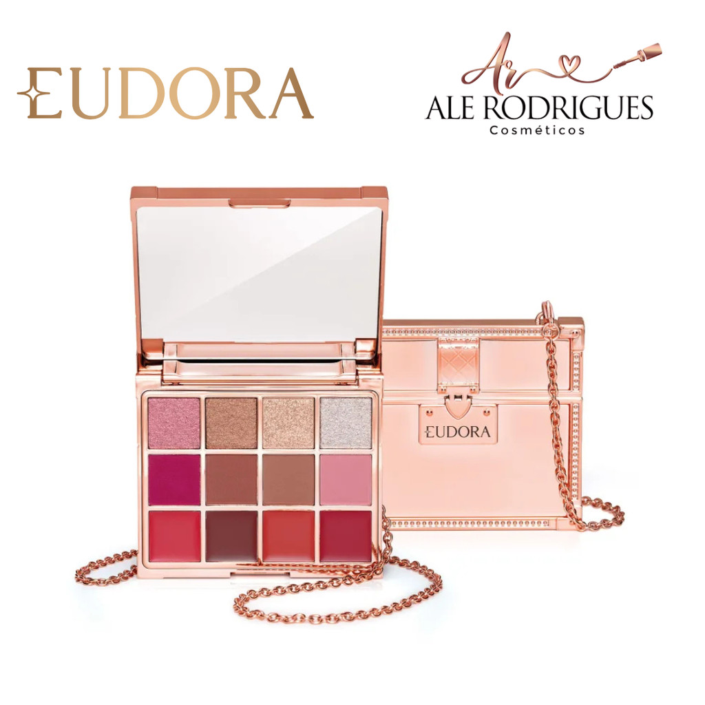 Palette Eudora Metals Rose Make 10g | Shopee Brasil