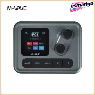 M-VAVE POCKET AMP (SK17) ANN Processador Multiefeitos De Modelagem Para Guitarra/Baixo Com Gravação Bluetooth E OTG