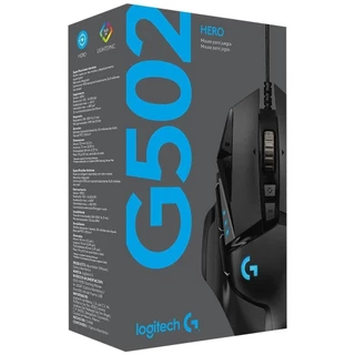 G502 HERO Wired Mouse 25600DPI 1.000Hz Taxa de investimento da roda 1ms Atraso adequado para jogos FPS
