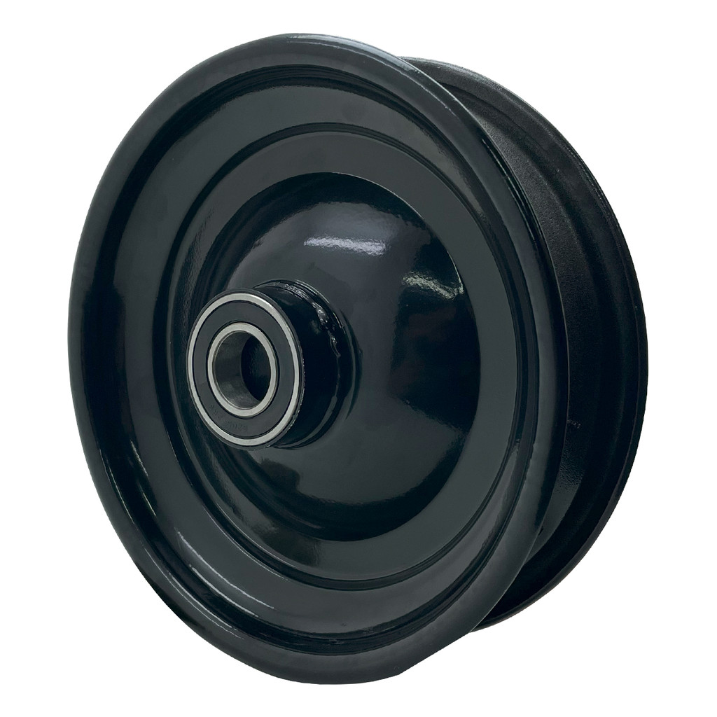 Roda Com Rolamento 1 Polegada Para Carrinho De Carga e Carriola Aro 8 ...