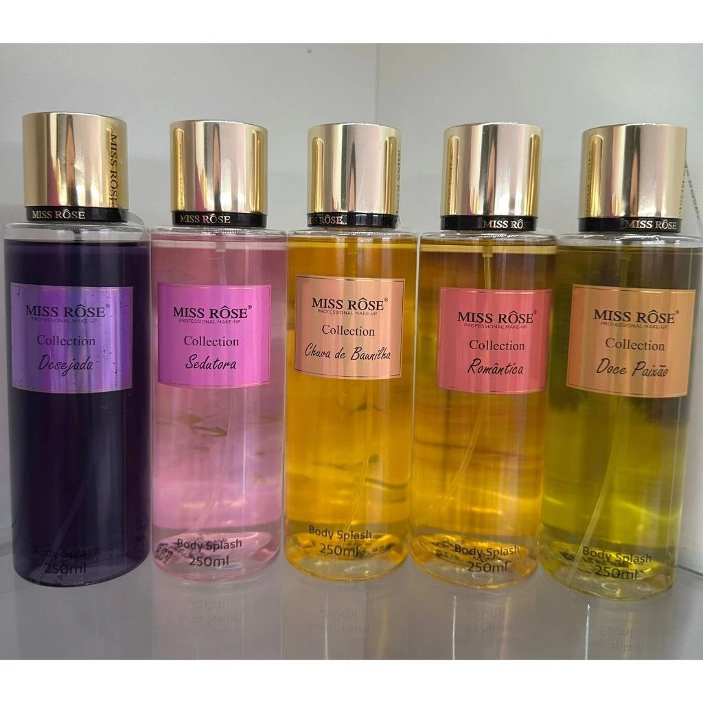 Body Splash Collection Miss Rôse – Fragrâncias Marcantes