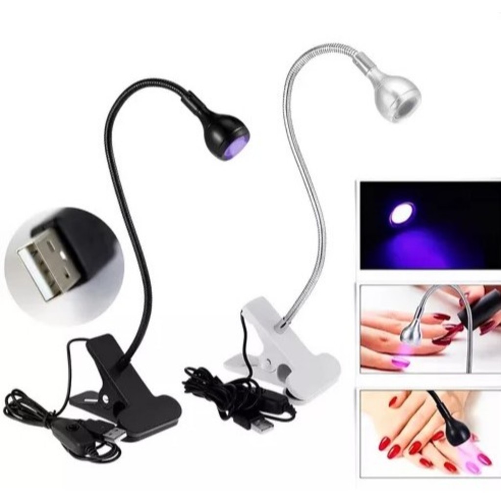 GUI ANA Mini cabine lanterna clip de mesa led uv secagem gel Para Unhas ...