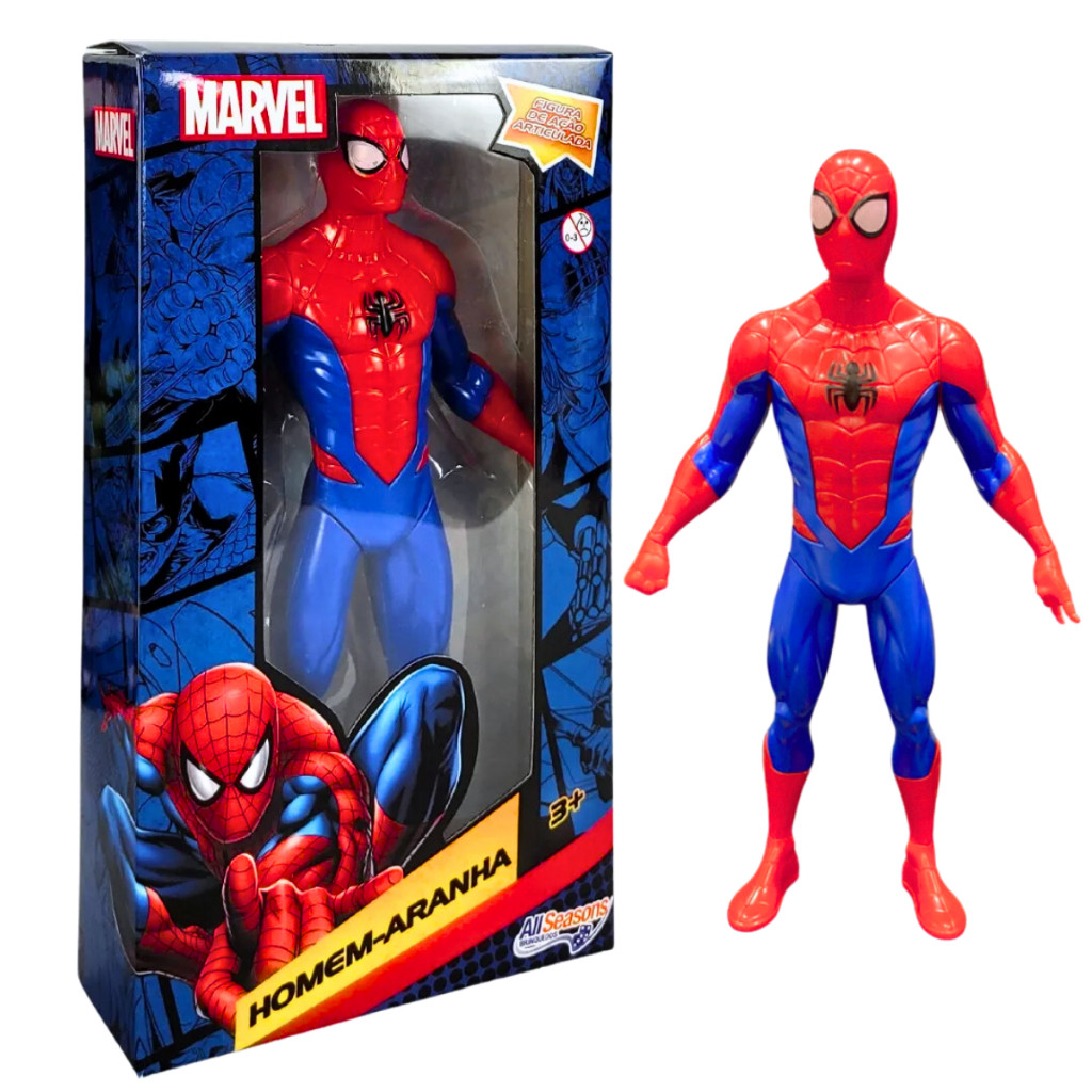 Brinquedo Boneco Figura de ação Homem Aranha Articulado Vingadores 22 ...