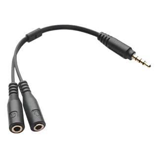 Waver Adaptador P3 Macho 2 Saídas P2 Feminino P/ Fone E Mic