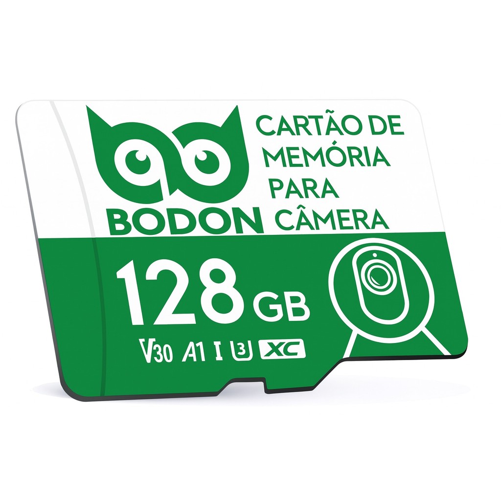 Cartão de Memória Bodon P/ Câmera de Segurança 32GB 64GB 128GB V30 U3 ...