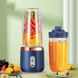400ML Espremedor Elétrico Mini Liquidificador Portátil 6 Lâminas De Suco De Alimentos Misturador