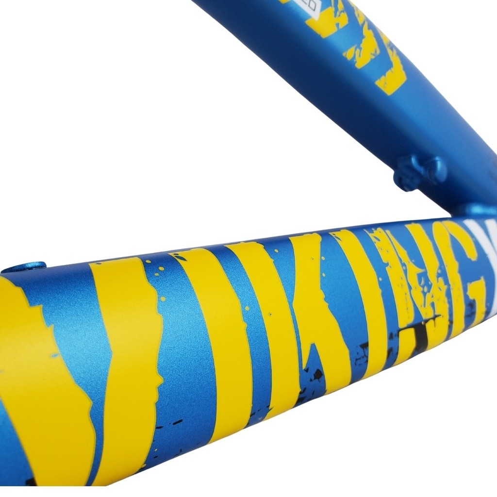Quadro 26 Dirt Jump Vikingx Tuff X-25 Freeride Aluminio Azul