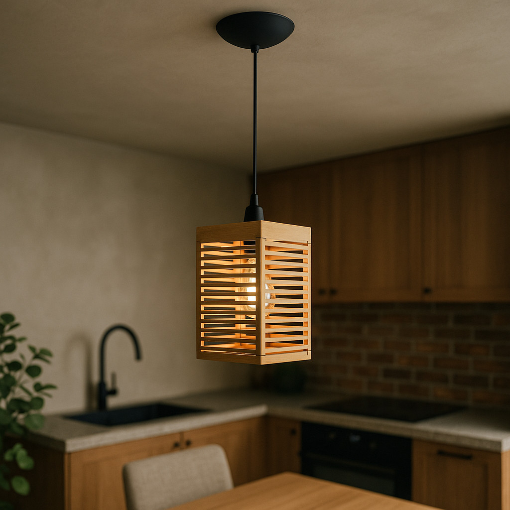 Luminária Pendentes De Teto Estilo Moderno Área Gourmet Cor Cru