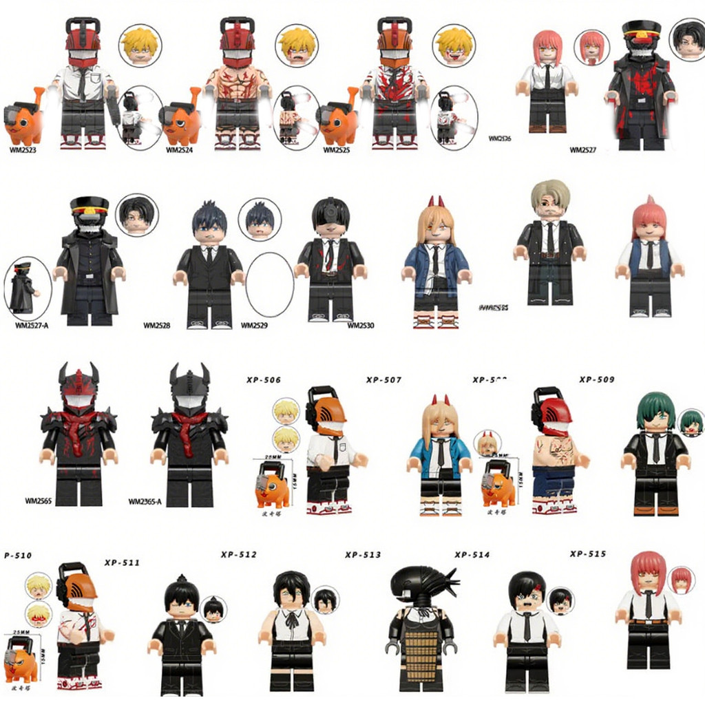 WM2523-2565 XP506-515 Blocos De Construção De Tijolos Brinquedos De Montagem De Figuras