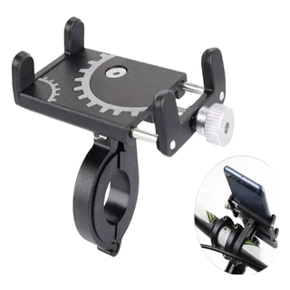 Suporte de Celular GPS Universal para Bike, Moto e Bicicleta - Alumínio Resistente e Ajustável-Aries