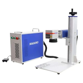 Máquina de Gravação Laser Metais Fiber Portátil 50w com Entrada Eixo Rotativo BSL em Oferta na Shopee