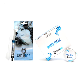 Kit Pasta Térmica Snowdog 3g Husky 12.8w/ + Massa Polar 50g