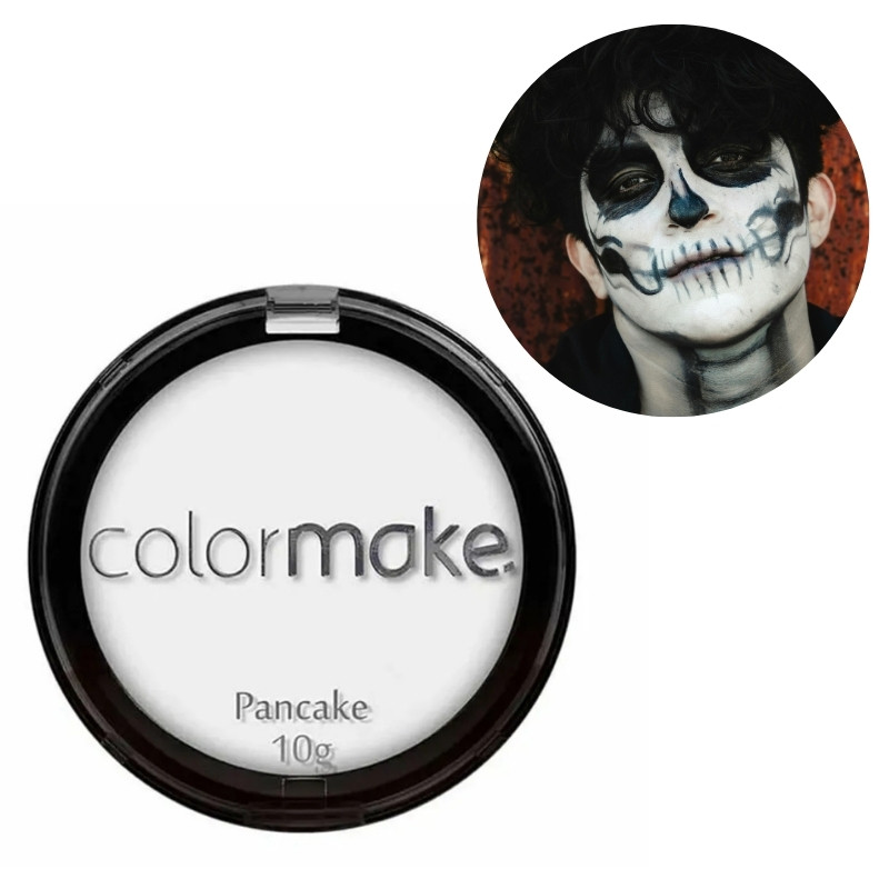 Pancake Branco Colormake Maquiagem Artística Profissional Halloween ...