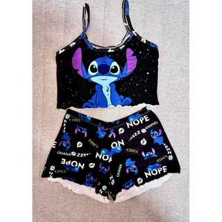 BabyDoll pijama feminino roupa de dormir varias estampas cropped blogueirinha modelo Virgínia P/M/G/GG moda verão casual em Oferta na Shopee