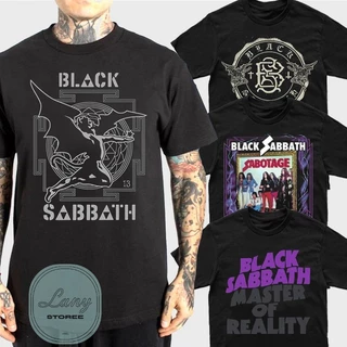 Camiseta Básica Rock Black Sabbath Camisa 100% Algodão Streetwear Temos Plus Size Grande