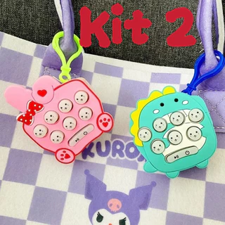 kit 2  Chaveiro Quick Push Brinquedo Sensorial e Diversão de Bolso para Crianças Marisa em Oferta na Shopee