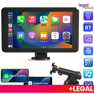 Android Auto 7 Polegadas Portátil Android Carplay Rádio Carro FHD IPS Tela De Toque Espelho Link Bluetooth FM em Oferta na Shopee