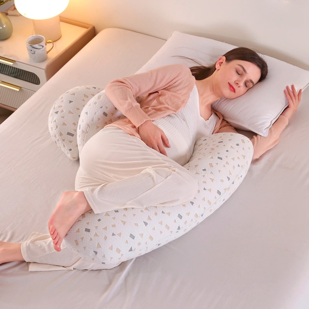 Travesseiro Para Gestante Almofada de Grávida Apoio Para Barriga E ...