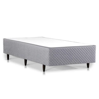 Box Solteiro Herval Idea, Jacquard Grafite, 39x88x188 cm em Oferta na Shopee