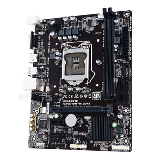 Placa mãe Gigabyte GA H110M-H - LGA 1151 - DDR3 Com espelho