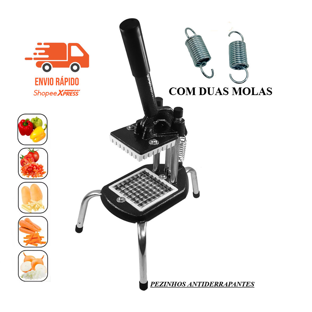 Picador Cortador Fatiador de Legumes Profissional e Reforçad