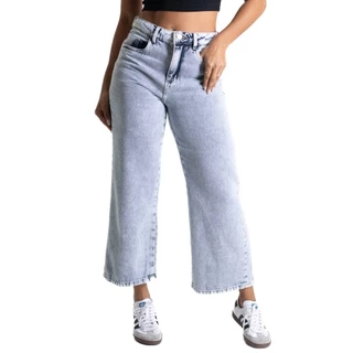 Calça Jeans Sawray Wide Leg Cropped - 280880