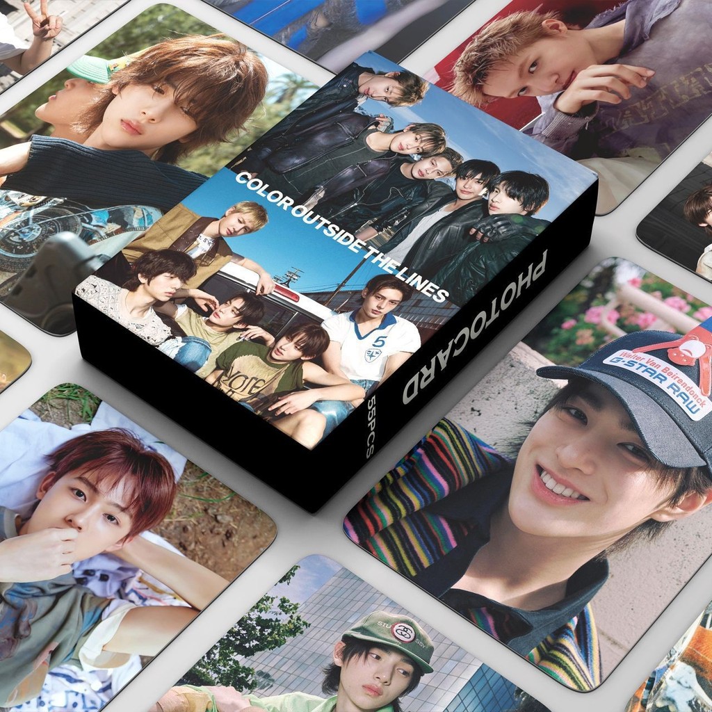 COLOR OUTSIDE THE LINES CORTIS ジェームス トレカ KPOP 55pcs/box CORTIS Photocards COLOR OUTSIDE THE LINES KPOP LOMO