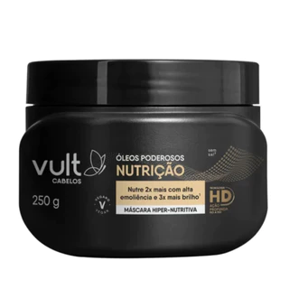 Mascará Vult Cabelos Òleos Poderosos Nutrição - 250g em Oferta na Shopee