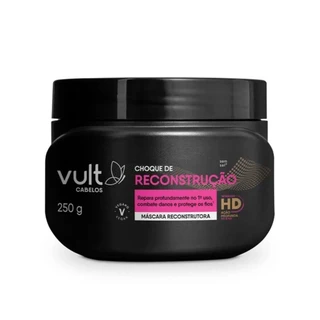 Máscara Reconstrutora Capilar Vult Choque De Reconstrução 250g em Oferta na Shopee